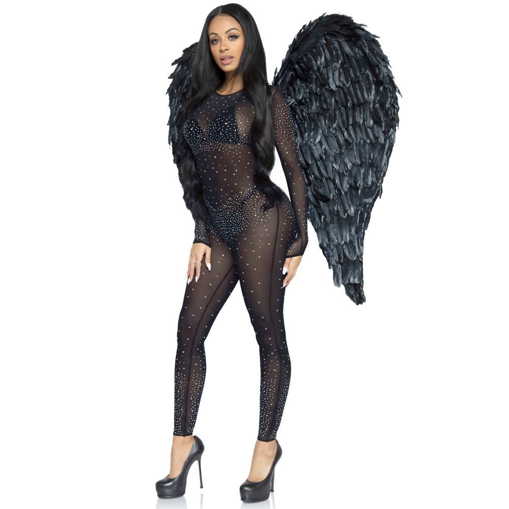 Leg Avenue - Deluxe Feather Wings - Black